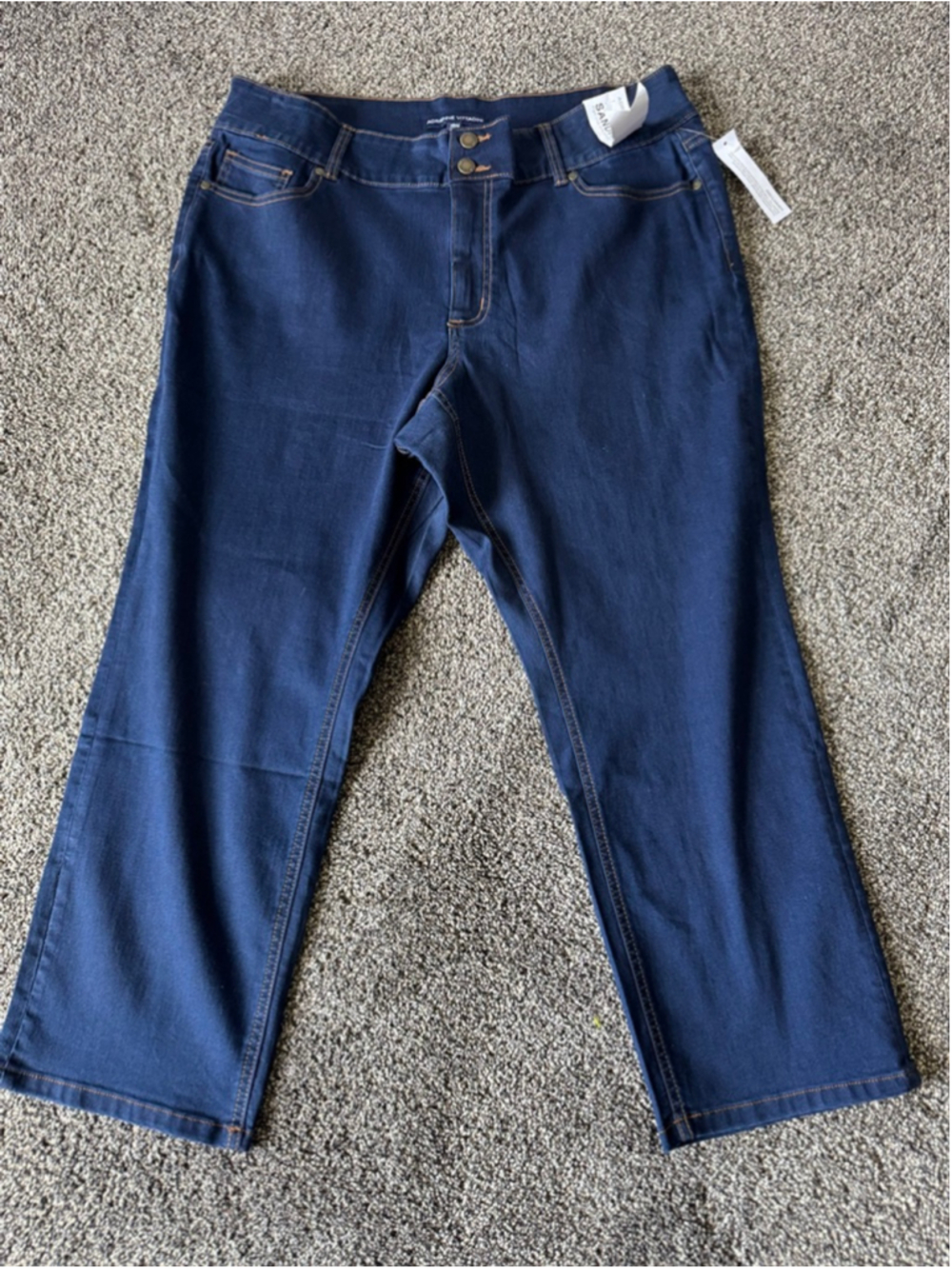 Women's ADRIENNE VITTADINI High-Rise Slim Straight Sandra Jeans 20W NWT